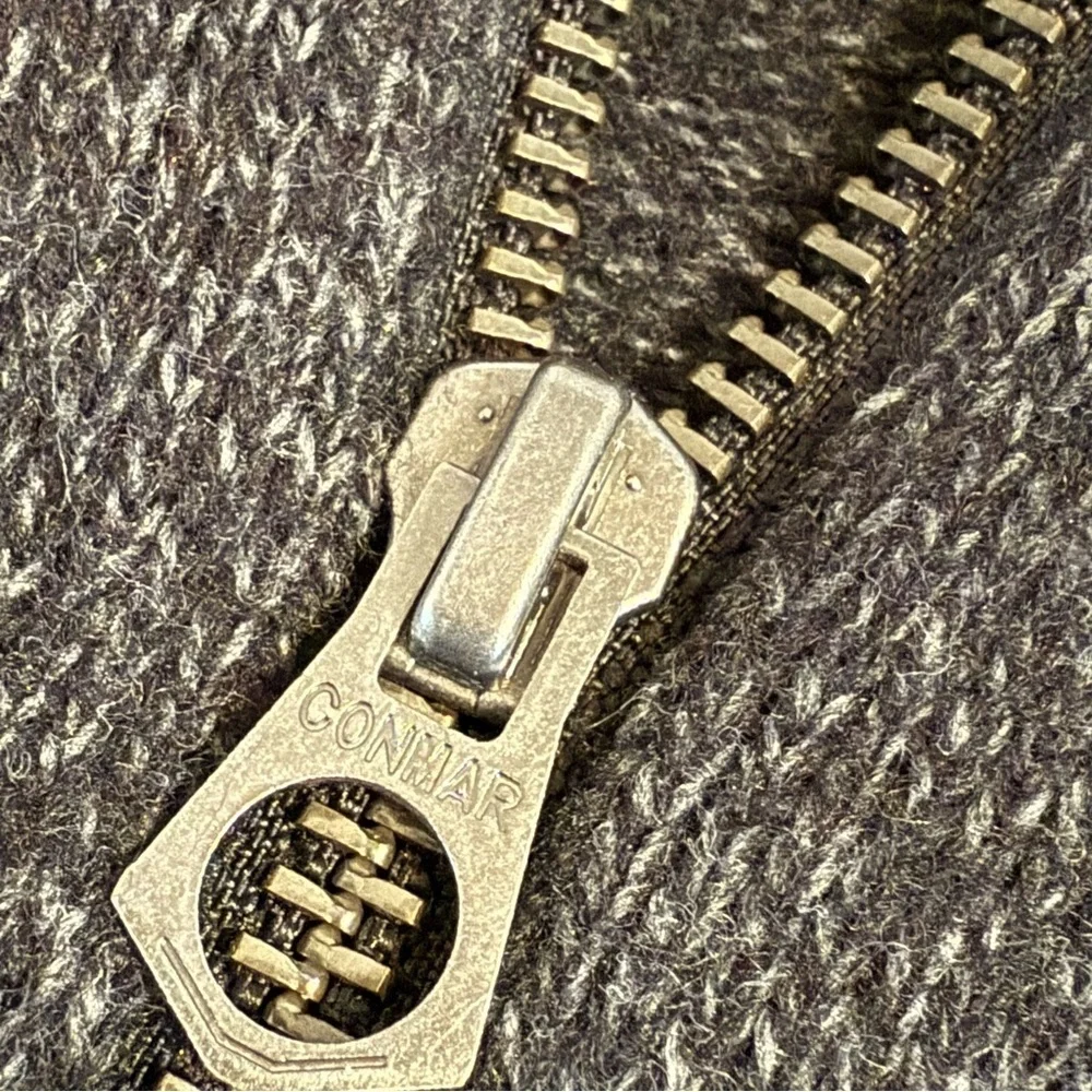 J.Crew Gray merino Wool Blend Sweater‎ with Zipper